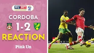 Jose Cordoba Reaction | Wrexham 1-2 Norwich City | The Pink Un