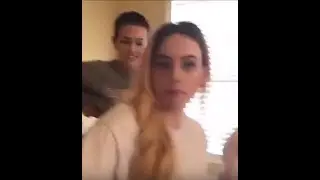 Cimorelli Filming Their Twitter Q&A Video (10/19/17)