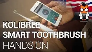 Kolibree Smart Toothbrush Hands On - CES 2014 [ENG]