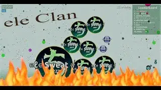Crazy Doublesplit- Smaller Sized Popsplit- Agar.io Highlights #6