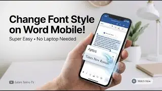 Change Font Style in Microsoft Word Mobile in Seconds (Super Easy!)