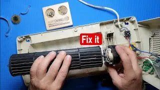 How to fix wall heater motor issue in house