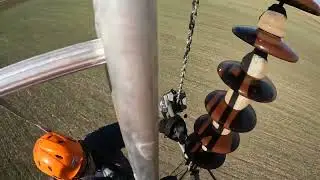 Re-clamping 110kv High Voltage Electric Tower part 2 