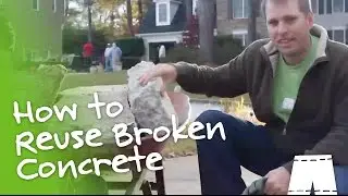 How To Repurpose Concrete For DIY Landscaping