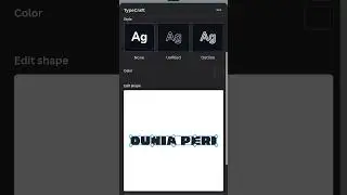 Cara menggunakan tipecraft di canva #shorts #canvatutorial