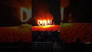 World's Best Fire Dancing Show in Dubai 🇦🇪 #desert #desertsafari #fireshow #viral #dubai #desertfun