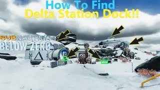 How To Find Delta Station Dock! | More Blueprints! | Subnautica Below Zero! | #criminaljustice