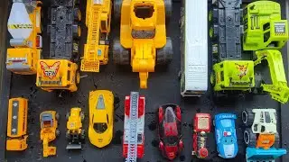 Mainan Kendaraan Truk, Excavator, Bus dan Mobil Mobilan