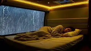 Rain Sounds for Sleeping &ndash; Heavy Rain in the Car &ndash; Cozy Ambiance for Deep Sleep