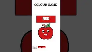 🌈 Colour Name | Kids Learning Colours | A to Z Colours Name in English | Fun & Easy #shorts #colors
