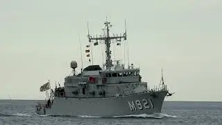 M 921 LOBELIA Minenj&auml;ger Belgische Marine Ankunft Kiel 21.6.2024