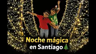 Una noche mágica en los parques de luces navideñas de Santiago 🎄 TEAM J (Video 4)