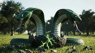 Horse Herd Attacked by Three-Headed Snake | Dramatic Animal Rescue Mission I Wildlife Miracles