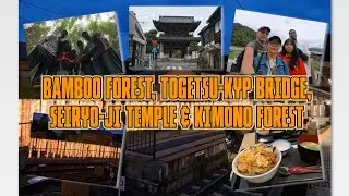 JAPAN - BAMBOO FOREST, SEIRYO-JI TEMPLE, TOGETSU KYO BRIDGE & KIMONO FOREST.
