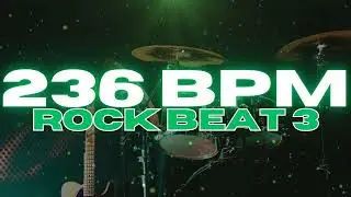236 BPM - Rock Drum Beat - Loop 3