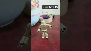 RoboGalGal Truzz Dance #shorts #stopmotion #papercraft #dance #robotcraft #fyp