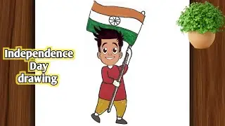 How to drawing chikoo aur bunty Independence Day  | 15 August  | Republic Day  drawing 