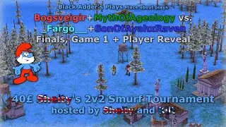Shelty's 1-Day 2v2 Smurf T. F - Bogsveigir+MythOfAgeology-Fargo+SonOfAyahxRaven G1 + Reveal - AoM:TT