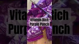 Purple Punch: The Vitamin-Rich Drink You NEED This Winter #wellness #juice #shorts