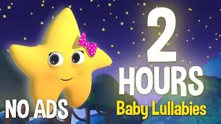 NO ADS [ 2 HOUR LOOP ] Mindful Bedtime Songs | Relaxing Sensory Animation | Lullabies for Babies