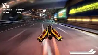 Wipeout Omega Collection: Downtown A class time trial, 2:35.99 (Pir-hana speed #7)