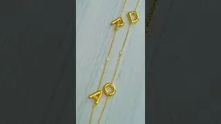 Preorder Balloon Alphabet Necklace #AngsaEmasJewellery #AEJstyle #Gold916