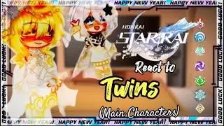 HONKAI STAR RAIL React to TWINS //Aether//Lumine// Gacha Club //Genshin impact reaction //☆