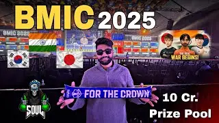 BMIC 2025 Supporting @S8ULGG 🇮🇳 | Day 1 | Crazy Fans 😍 