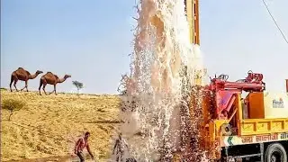 How Borewell Machine DTH (Down The Hole Drilling) Rigs Works -  Animation ,,🌴🌴🌴🌴🌴🌎🌎🌍🌏🌏
