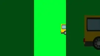 Bus Animation Effects Green Screen Video