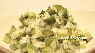 Easy Cucumber Salad with Yogurt Dressing Recipe