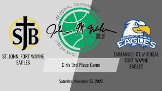 JWMT25 Girls 3rd Place Game - St. John, FW vs. Emmanuel-St. Michael, FW