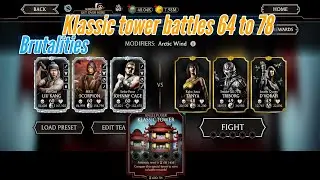 Klassic tower battles 64 to 78 brutalities ✌️