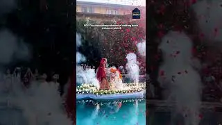 Beautiful bride entry | Destination weddings | Discover Resorts Karjat
