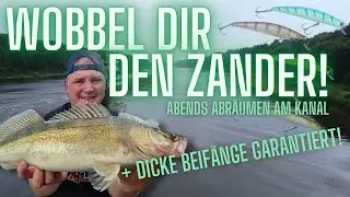 So f&auml;ngst du Zander mit Wobbler! 24 Stunden am Nord-Ostsee-Kanal mit dicken &Uuml;berraschungen.