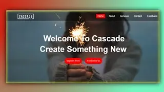 home page design in html and css