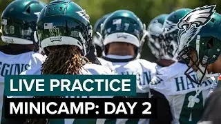 Eagles Hit the Practice Field for Day 2 of 2019 Minicamp | Eagles Livestream