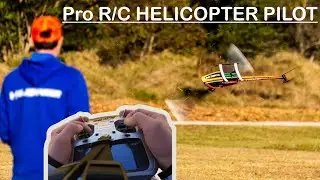 R/C Helicopter - CRAZY MANEUVERS Hand Cam