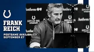 Frank Reich Postgame Press Conference: Colts Vs. Jets