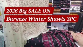 Best Winter SALE Bareeze Shawls Suite
