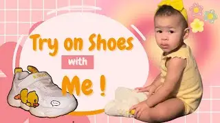 Toddler&rsquo;s First Walking Shoes! Cute B.Duck Sneakers Review & Try On!