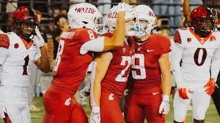 Jaxon Potter throws for three touchdowns, two to Trey Leckner as WSU beats San Diego State 36-13