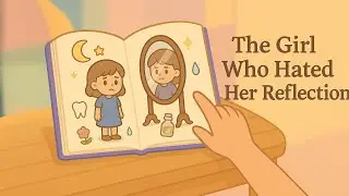Fairy Tales Sticker Animation 🌙 The Girl Who Hated Her Reflection | Heartfelt Bedtime Story