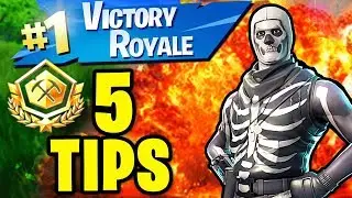 5 Tips to Win all Alpha Tournament (SOLO) Competition Matches in Fortnite Battle Royale
