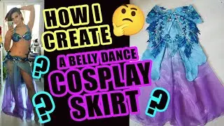 How I create belly dance skirt for Show dancer cosplay