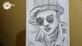 Zubeen Garg drawing outline, Zubeen Garg art tribute, Legendary Assamese singer Zubeen Garg🥺❤️