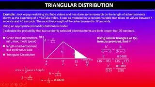 Triangular l Distribution | Achieved | Probability Distributions | 91586 | NCEA Level 3 Statistics