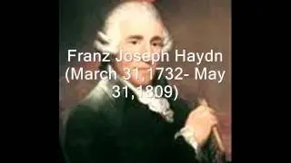 Haydn's symphony no. 100 in G -Military- 2/4 Allegretto