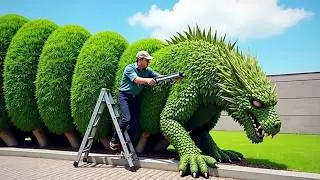 The Most Relaxing & Satisfying Gardening Work You'll Ever Watch!🌳
