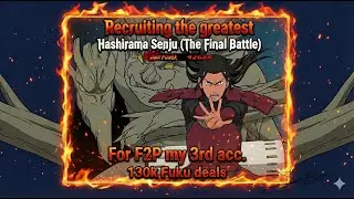 Naruto Online EN: Spending 130k Fuku Recuiting Hashirama (The Final Battle) my 3rd acc. my mini F2P